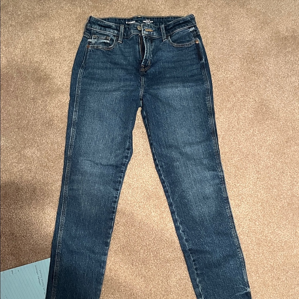 Old Navy Women's Dark Wash Skinny Jeans